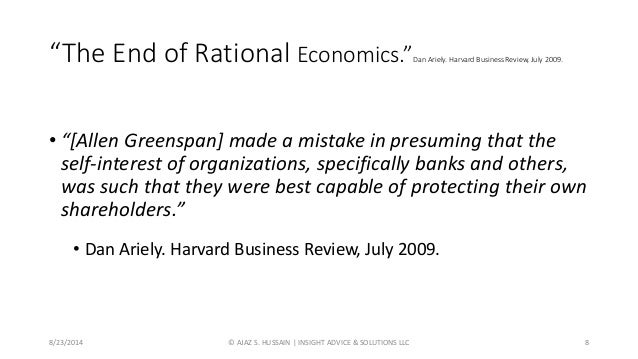 are consumers rational people are not rational in behavior economics